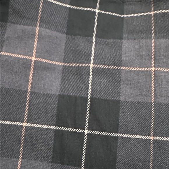 Black Plaid Bengaline Lace Up Peplum Cami - Picture 5 of 7